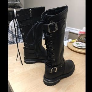 Harley Davidson tall leather boots